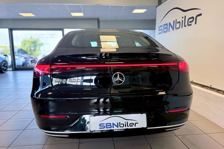 Sort Mercedes EQS450+ fra 2022