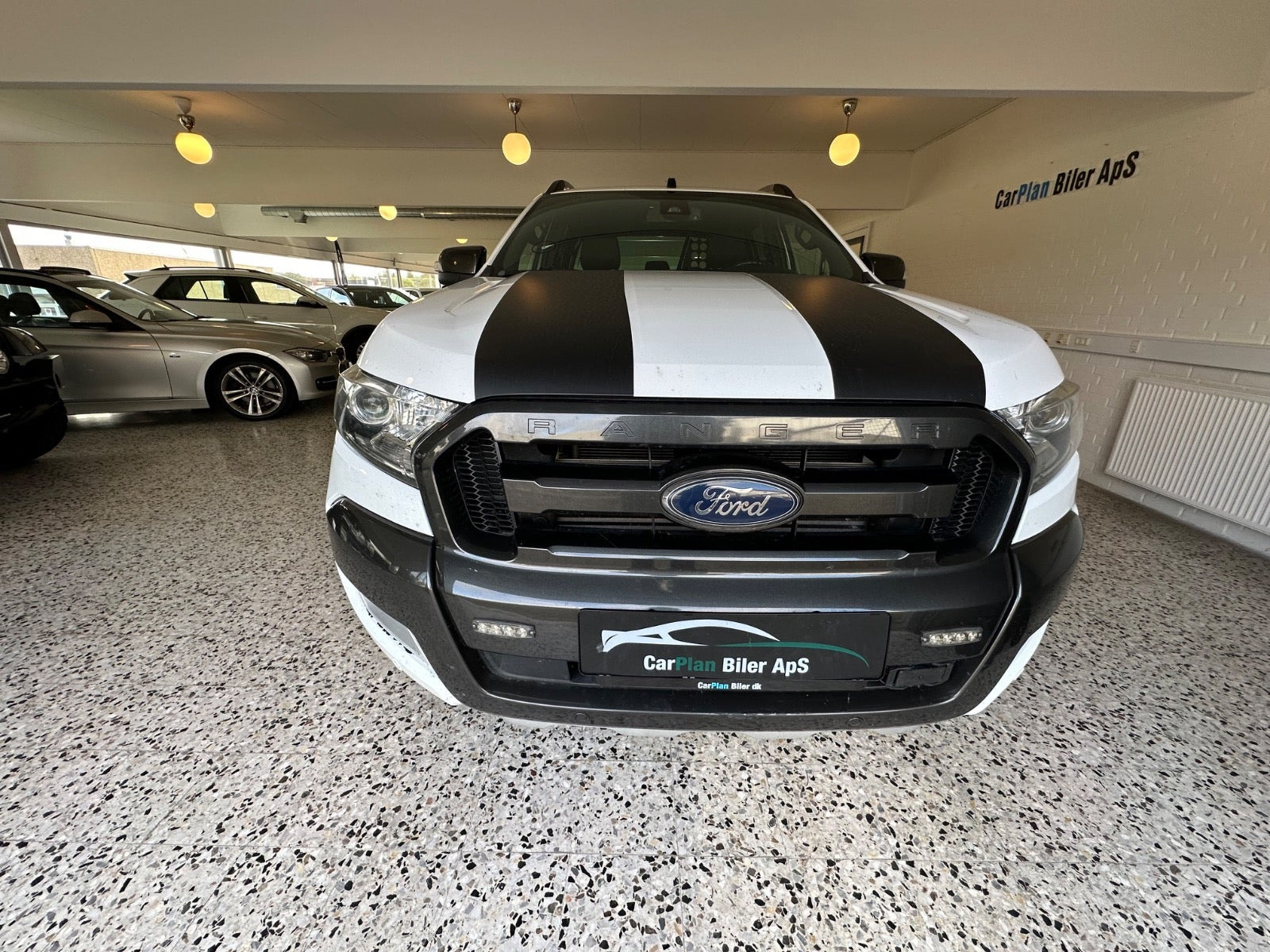Hvid Ford Ranger fra 2019