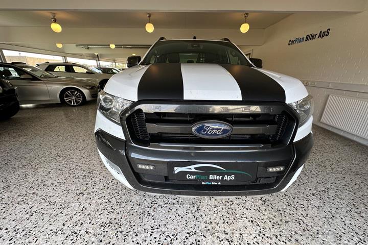 Hvid Ford Ranger fra 2019