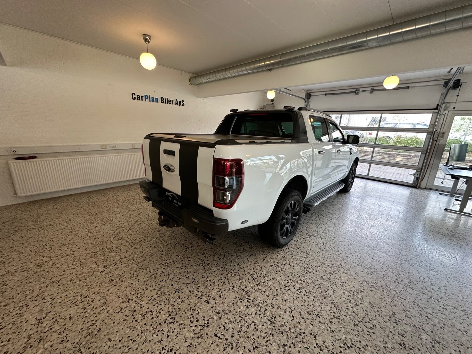 Hvid Ford Ranger fra 2019