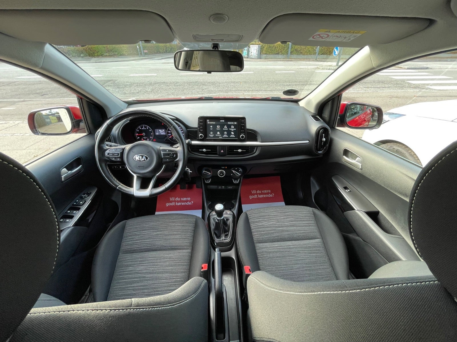 Rød Kia Picanto fra 2019
