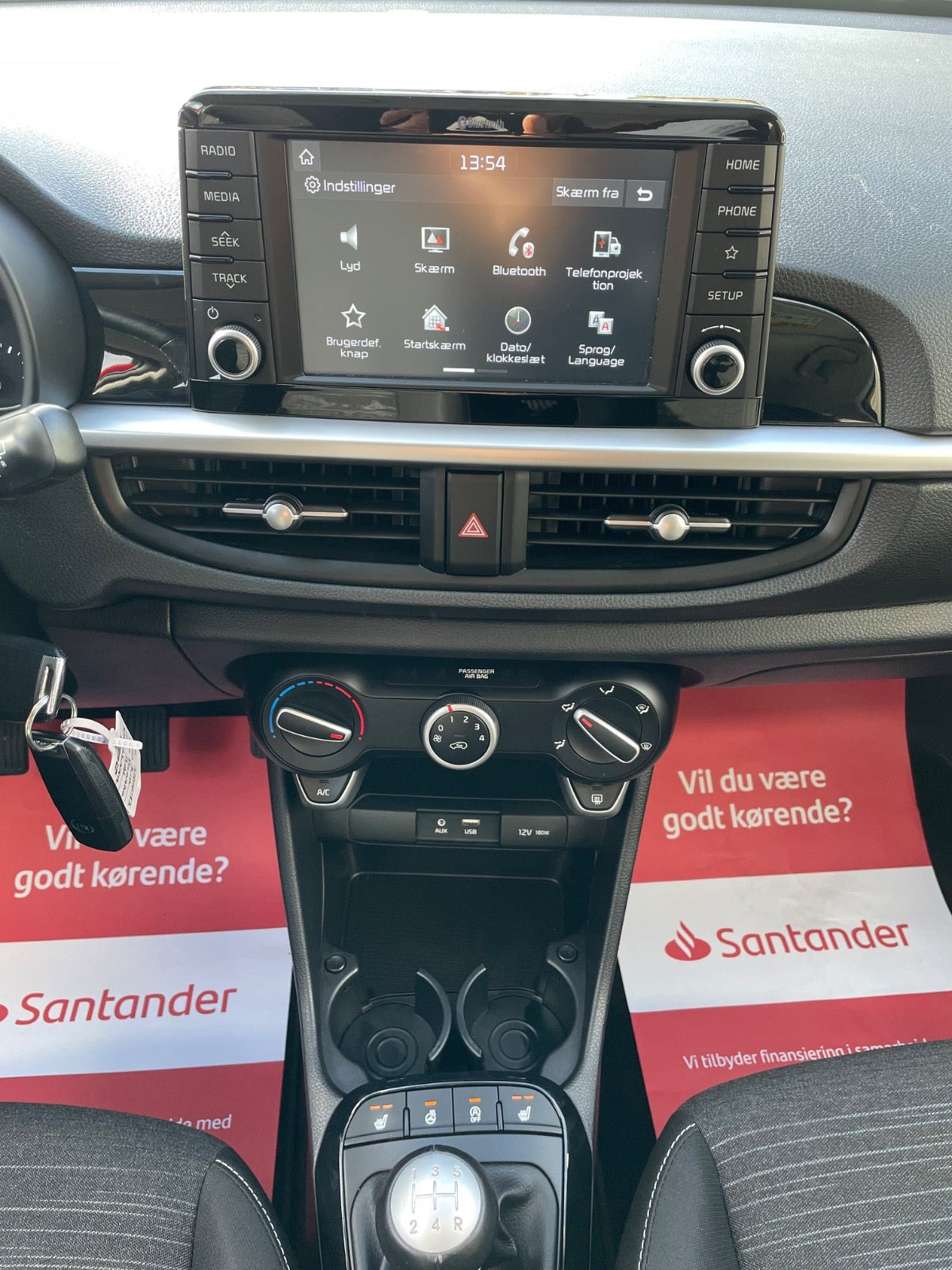 Rød Kia Picanto fra 2019