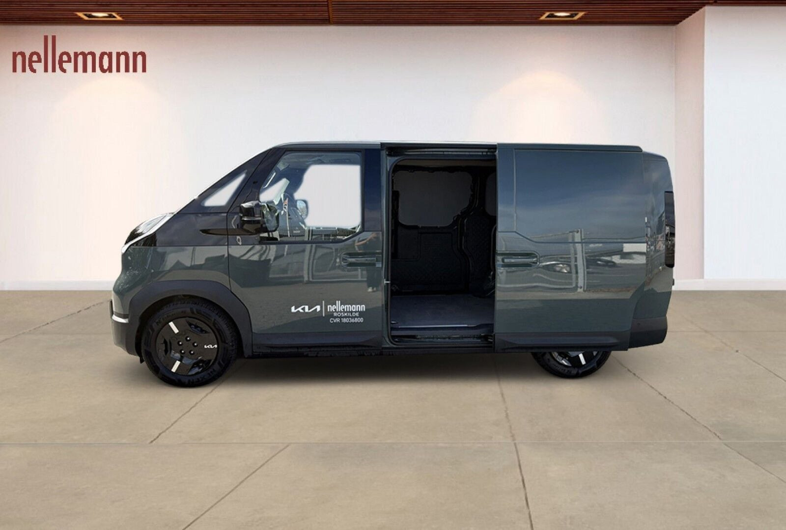 Grøn Kia PV5 fra 2026