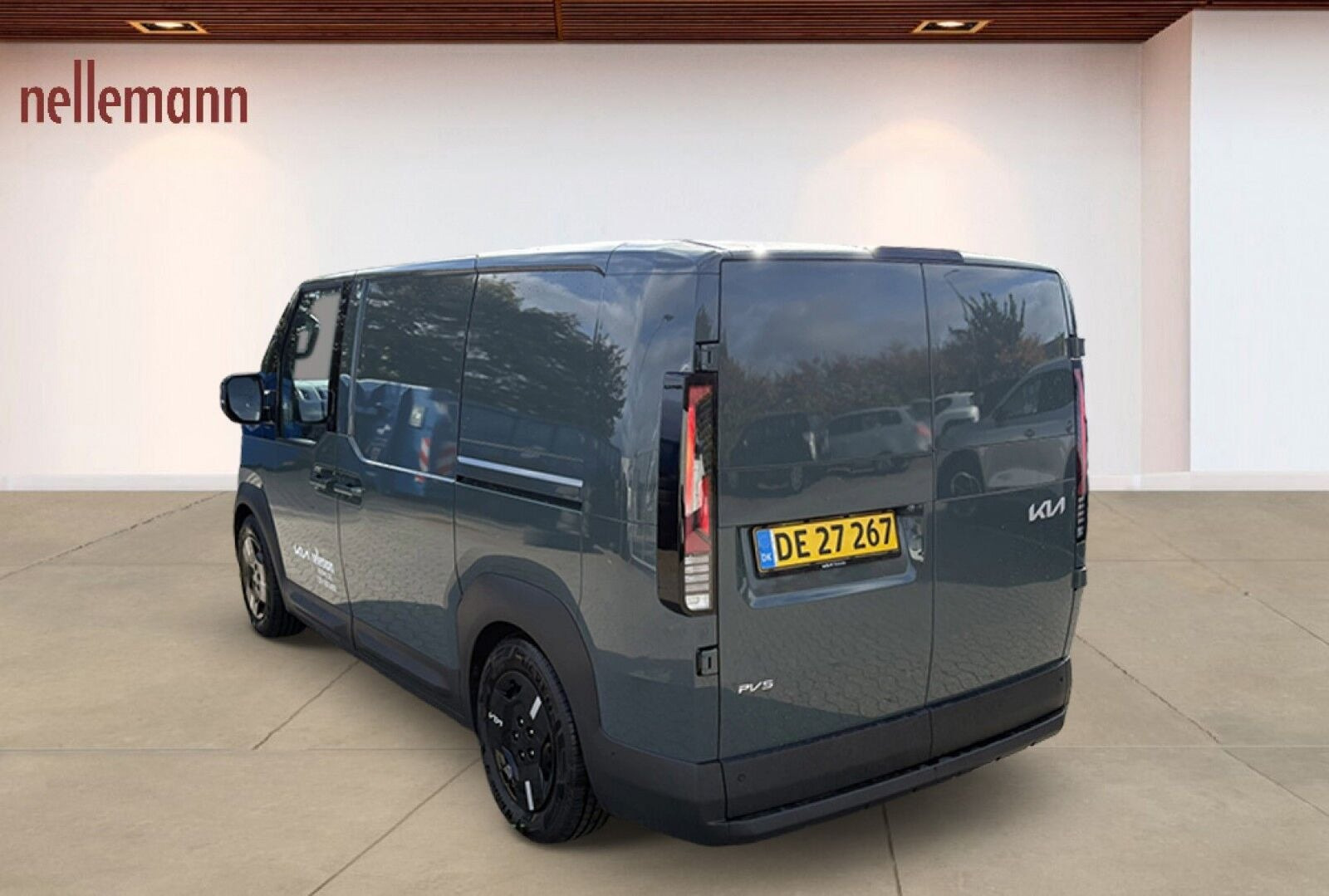 Grøn Kia PV5 fra 2026