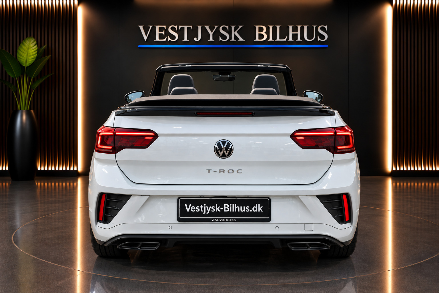 Hvid VW T-Roc fra 2022