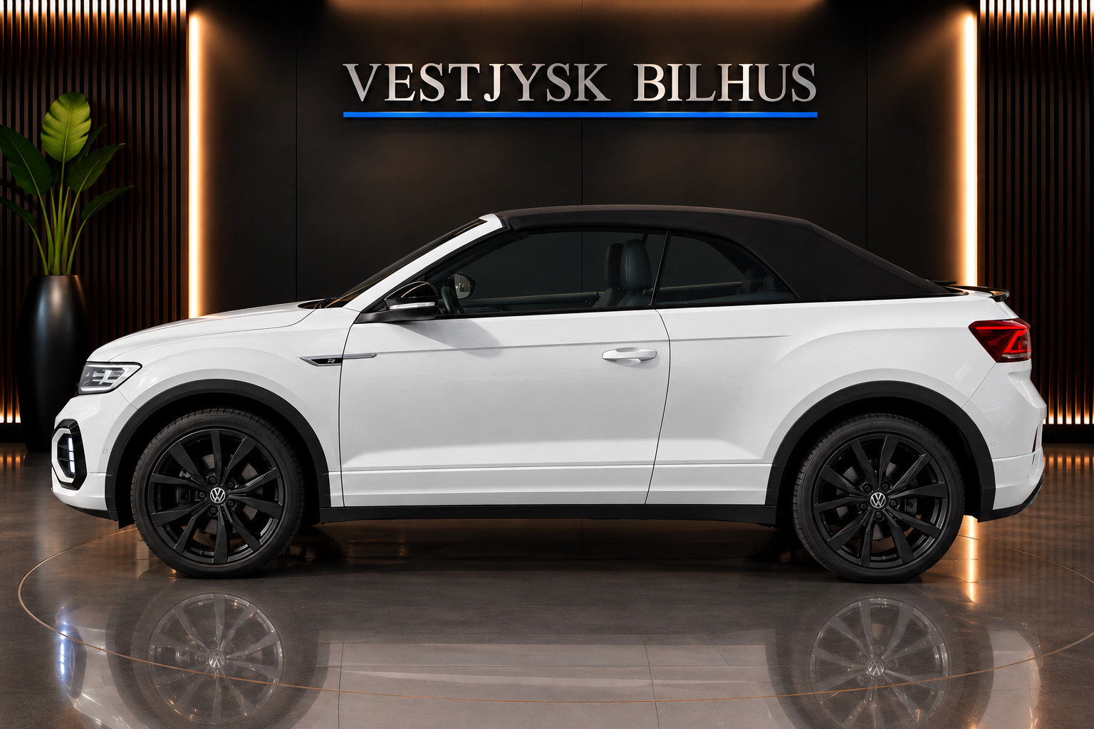 Hvid VW T-Roc fra 2022