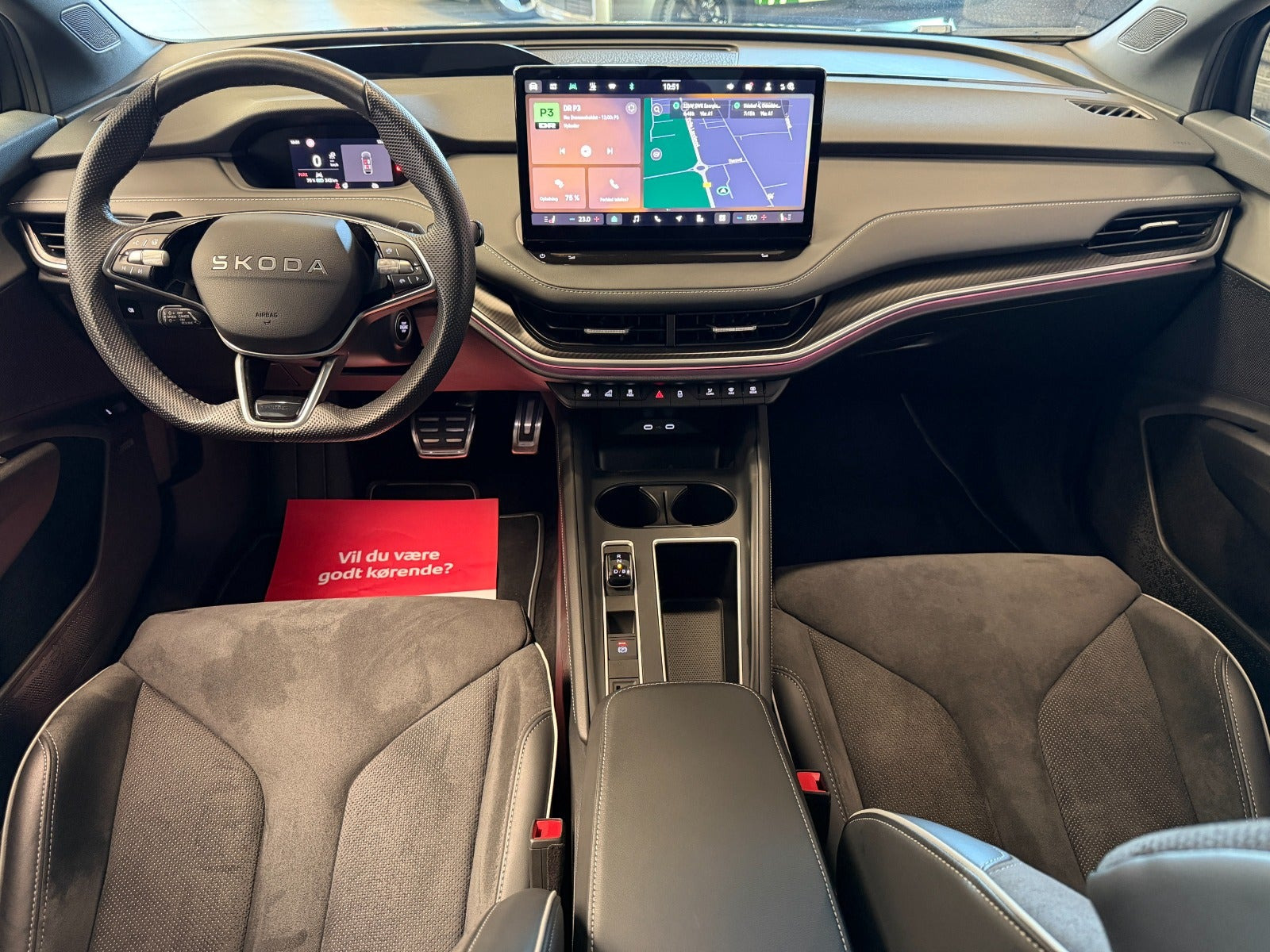 Sort Skoda Enyaq fra 2026