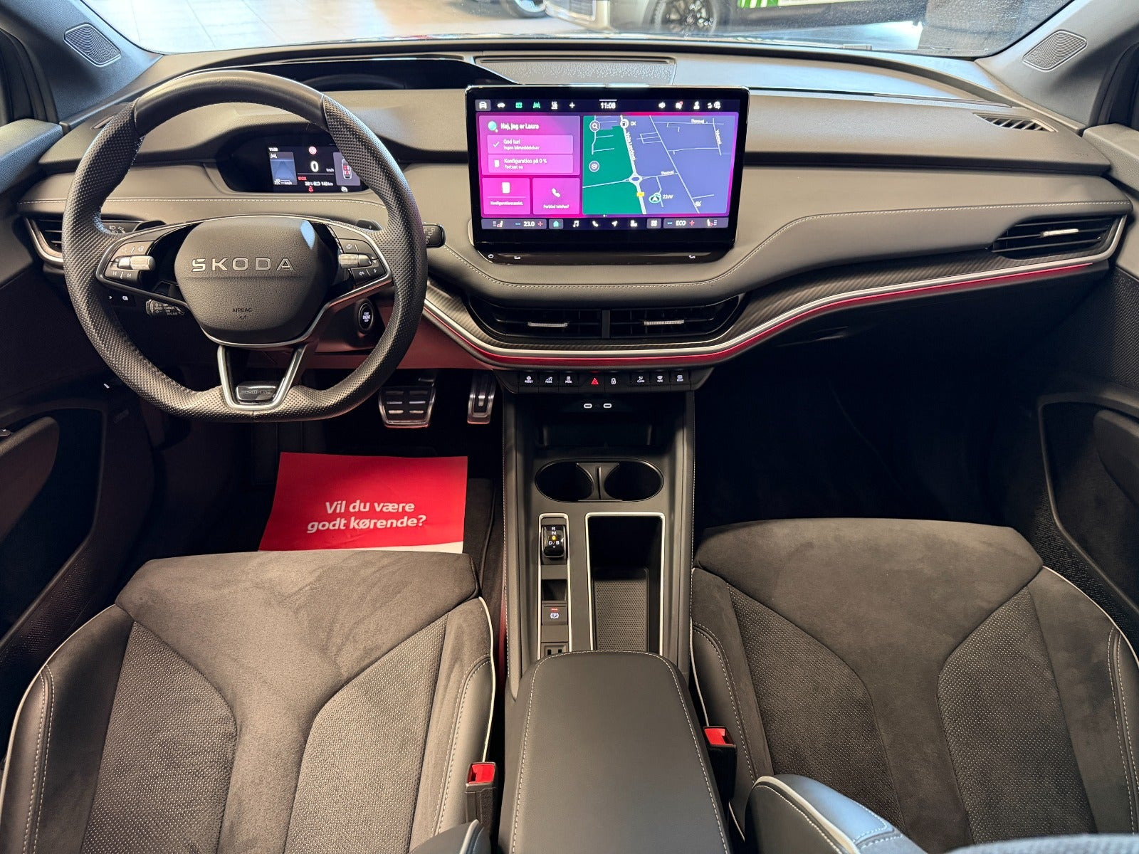 Sort Skoda Enyaq fra 2026