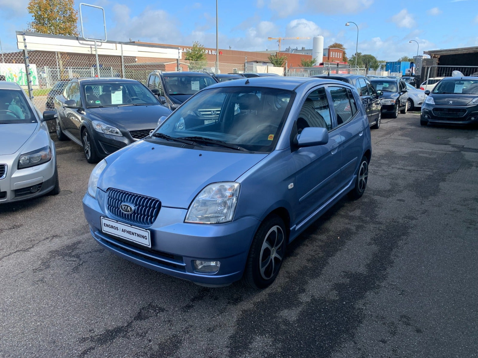 Blå Kia Picanto fra 2006