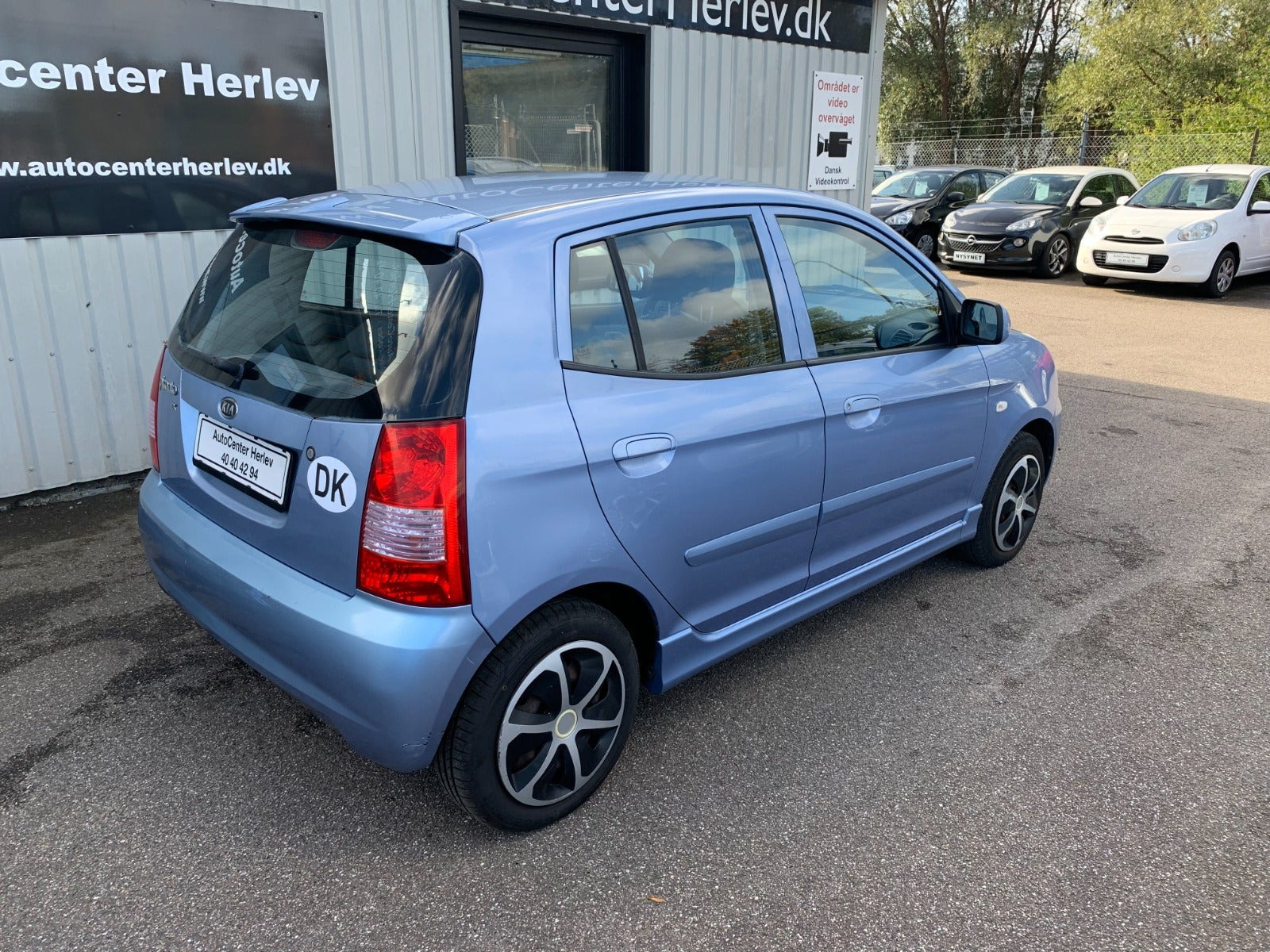 Blå Kia Picanto fra 2006