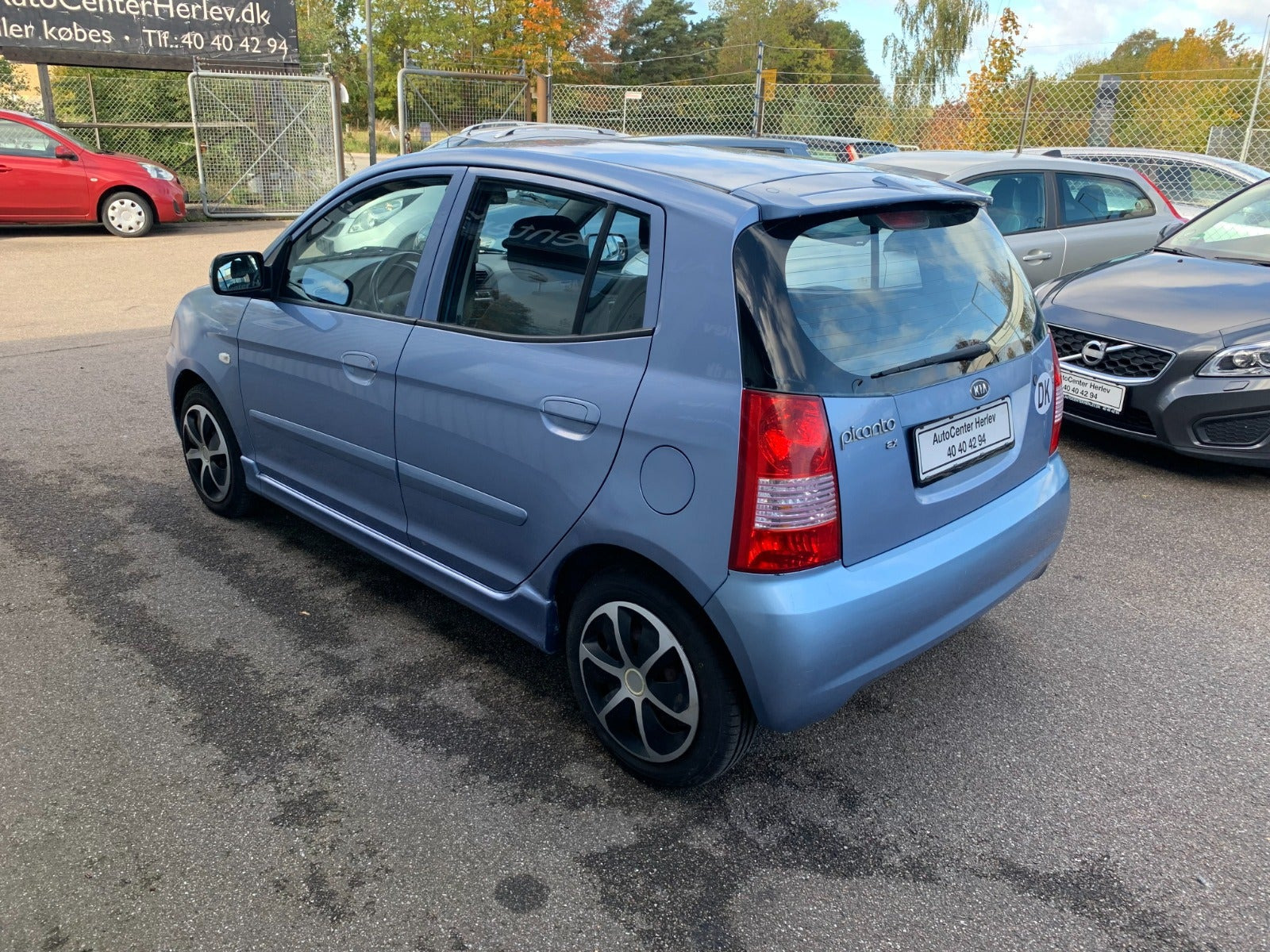 Blå Kia Picanto fra 2006