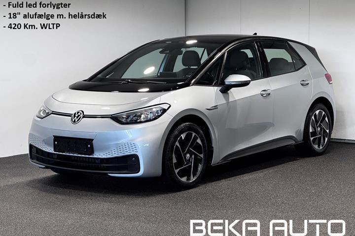Sølv VW ID.3 fra 2021