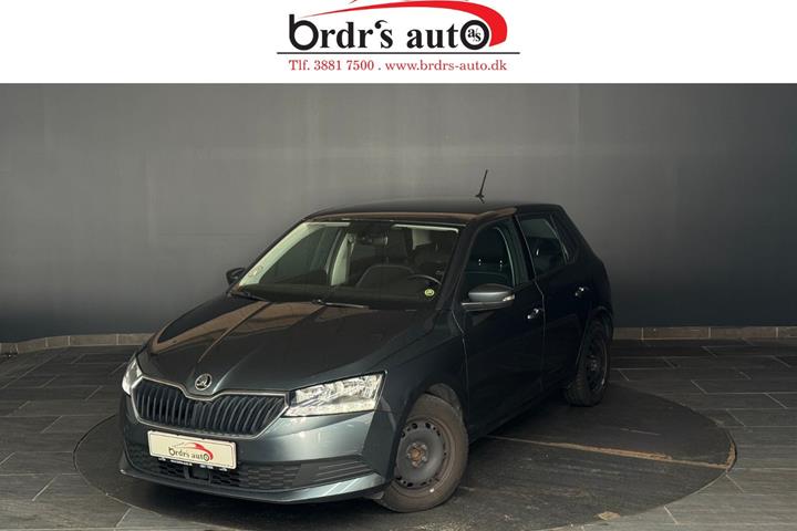 Grå Skoda Fabia fra 2019