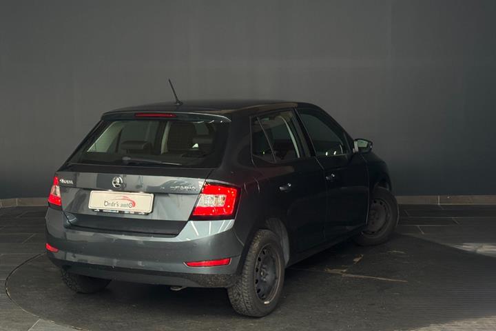 Grå Skoda Fabia fra 2019