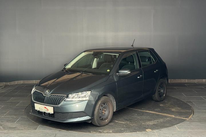 Grå Skoda Fabia fra 2019