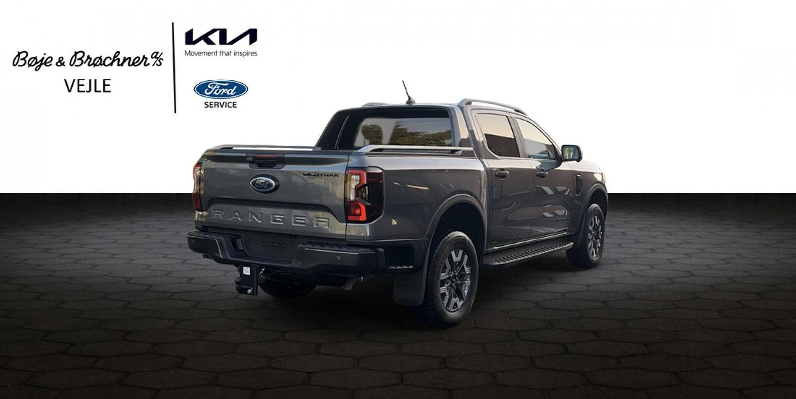 Grå Ford Ranger fra 2026