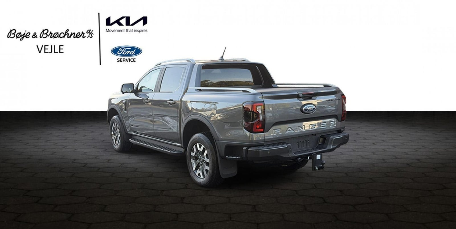 Grå Ford Ranger fra 2026