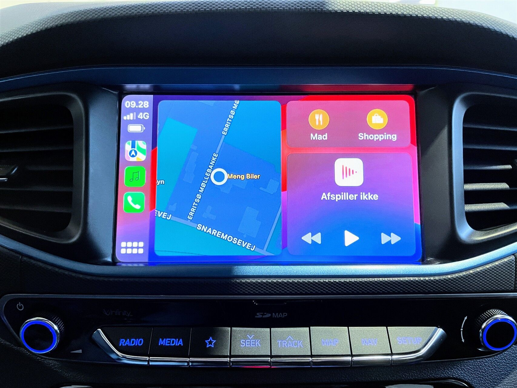 Sølv Hyundai Ioniq fra 2018