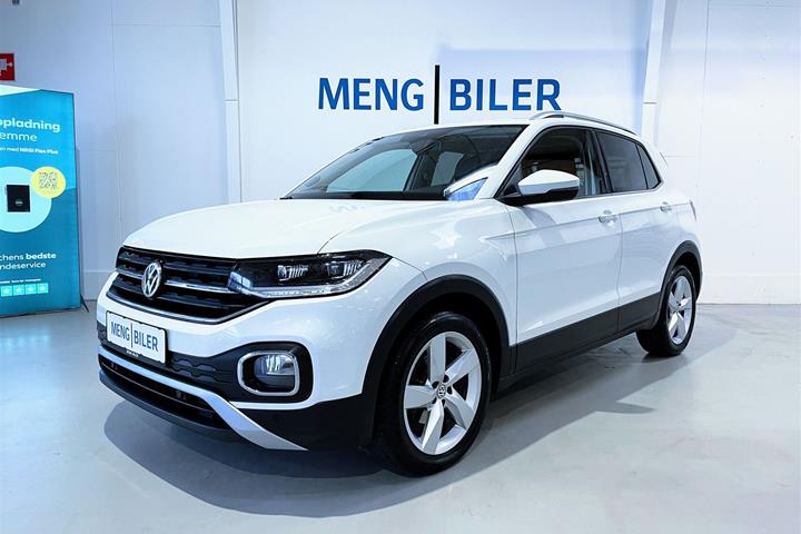 Hvid VW T-Cross fra 2020