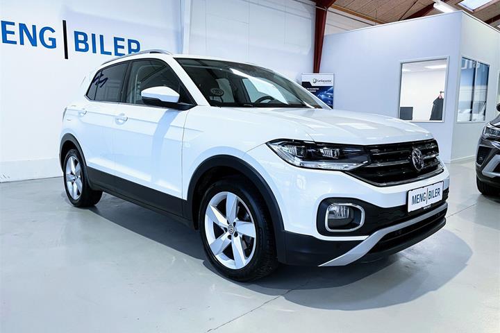 Hvid VW T-Cross fra 2020