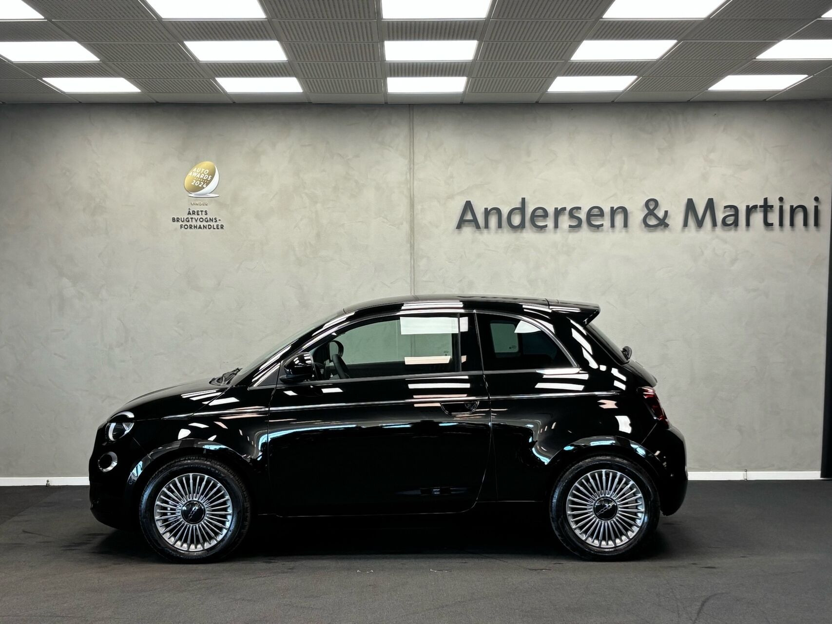 Sort Fiat 500e fra 2023