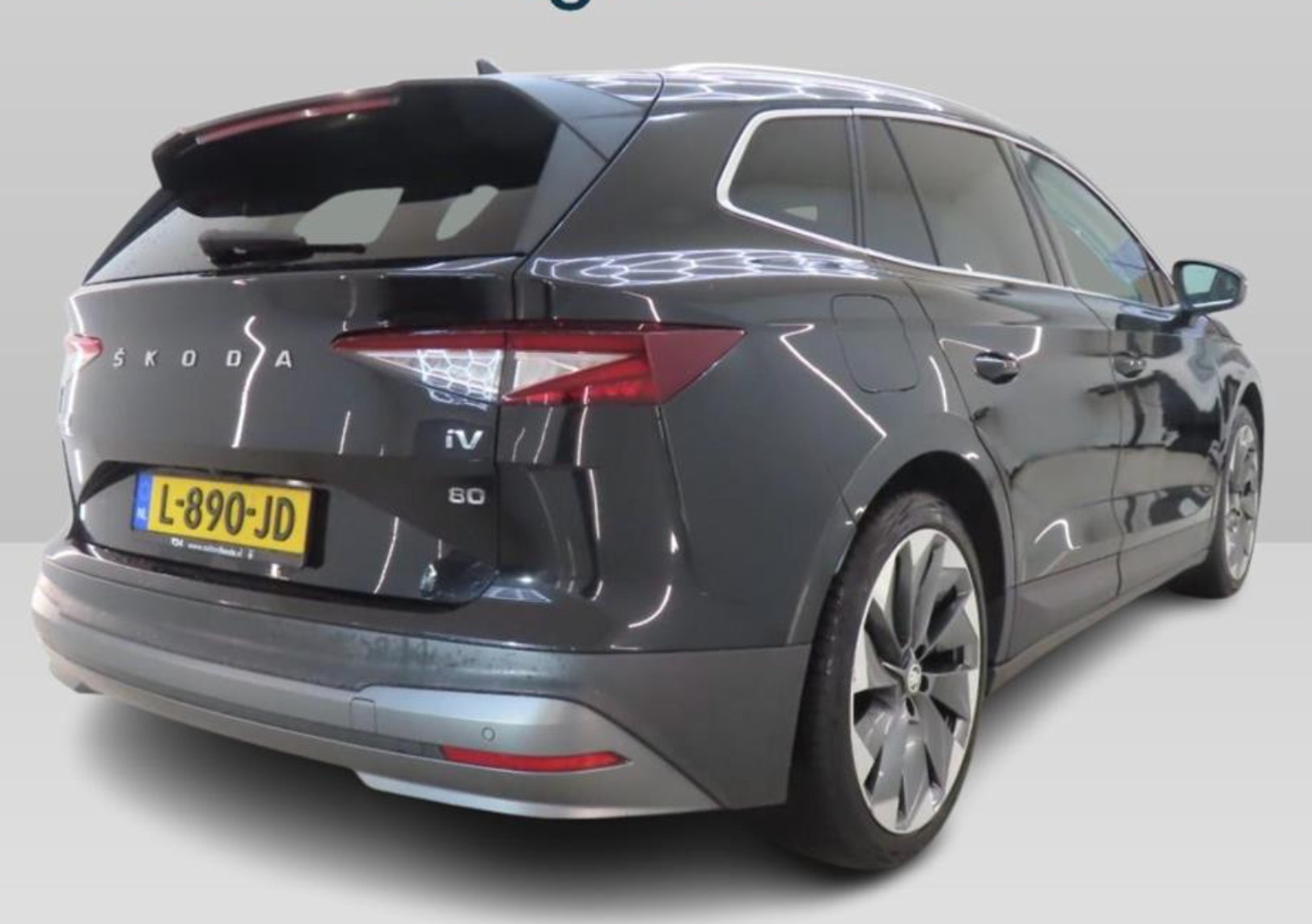 Sort Skoda Enyaq fra 2021