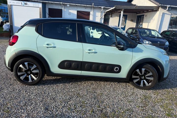 Blå Citroën C3 fra 2019