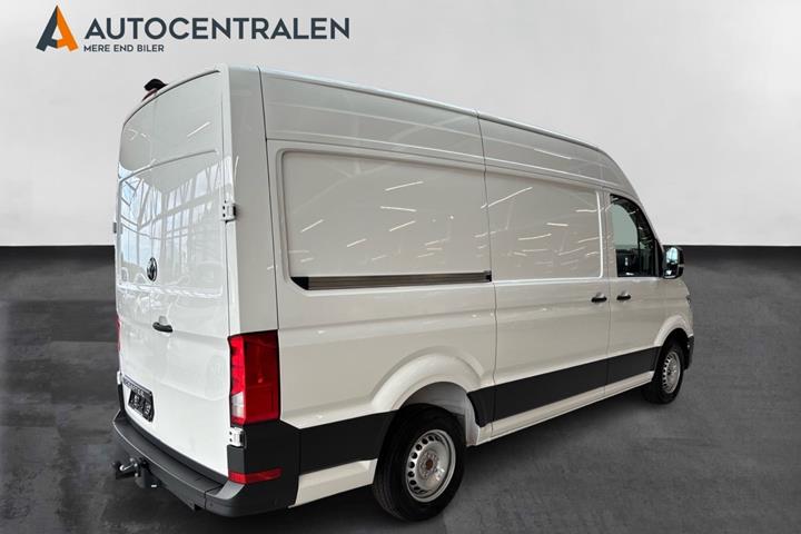 Hvid VW Crafter 35 fra 2026