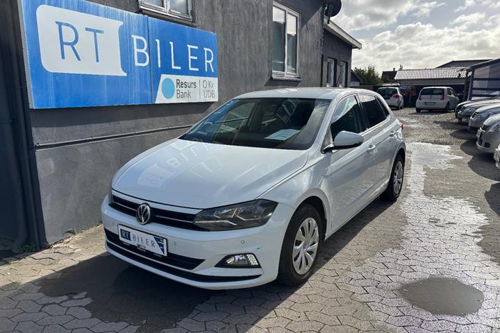 Hvid VW Polo fra 2018