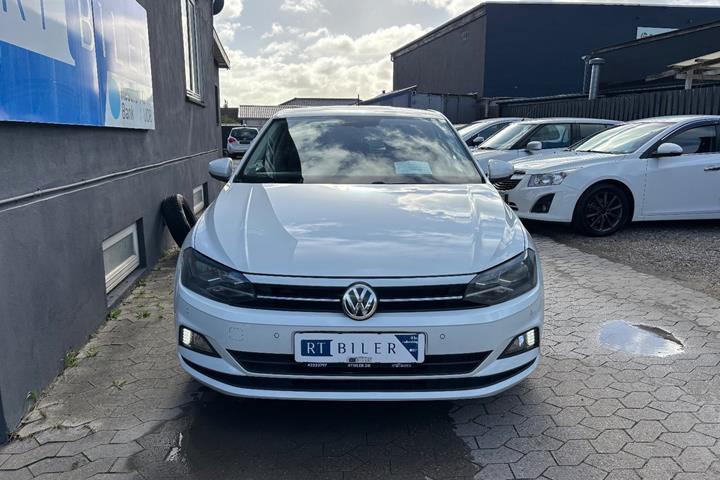 Hvid VW Polo fra 2018