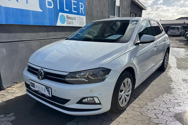 Hvid VW Polo fra 2018