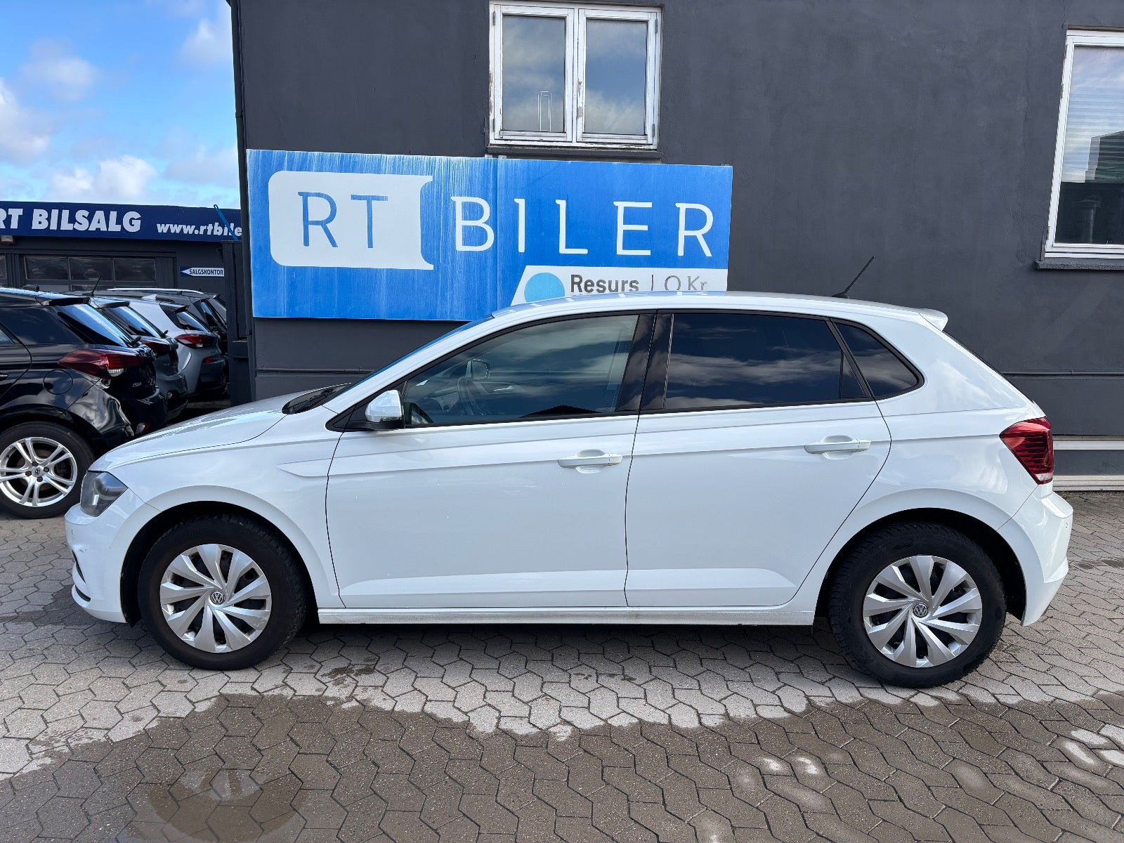 Hvid VW Polo fra 2018