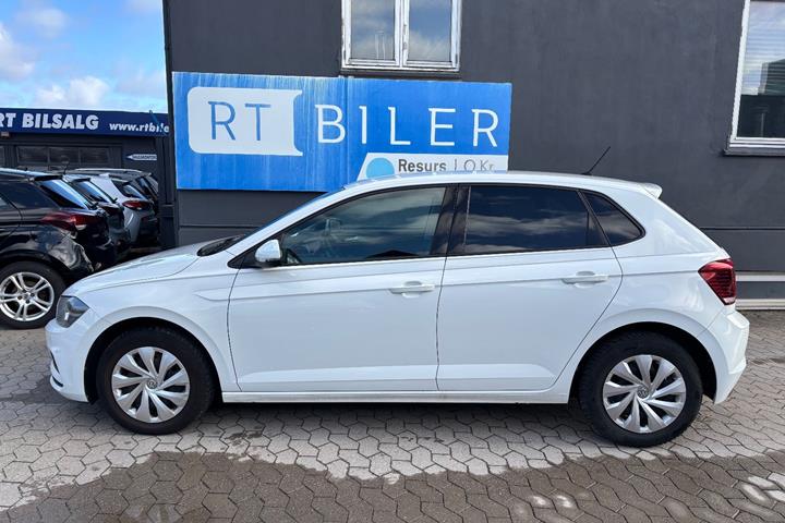 Hvid VW Polo fra 2018