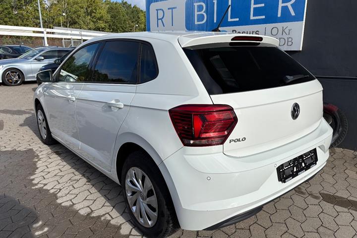 Hvid VW Polo fra 2018
