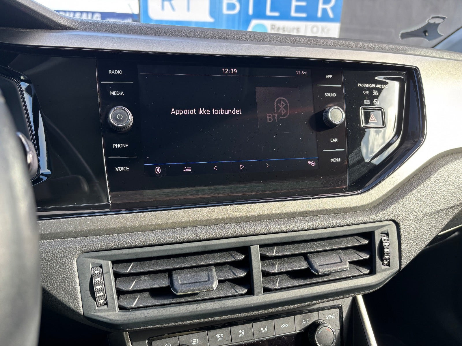 Hvid VW Polo fra 2018