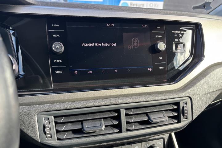Hvid VW Polo fra 2018