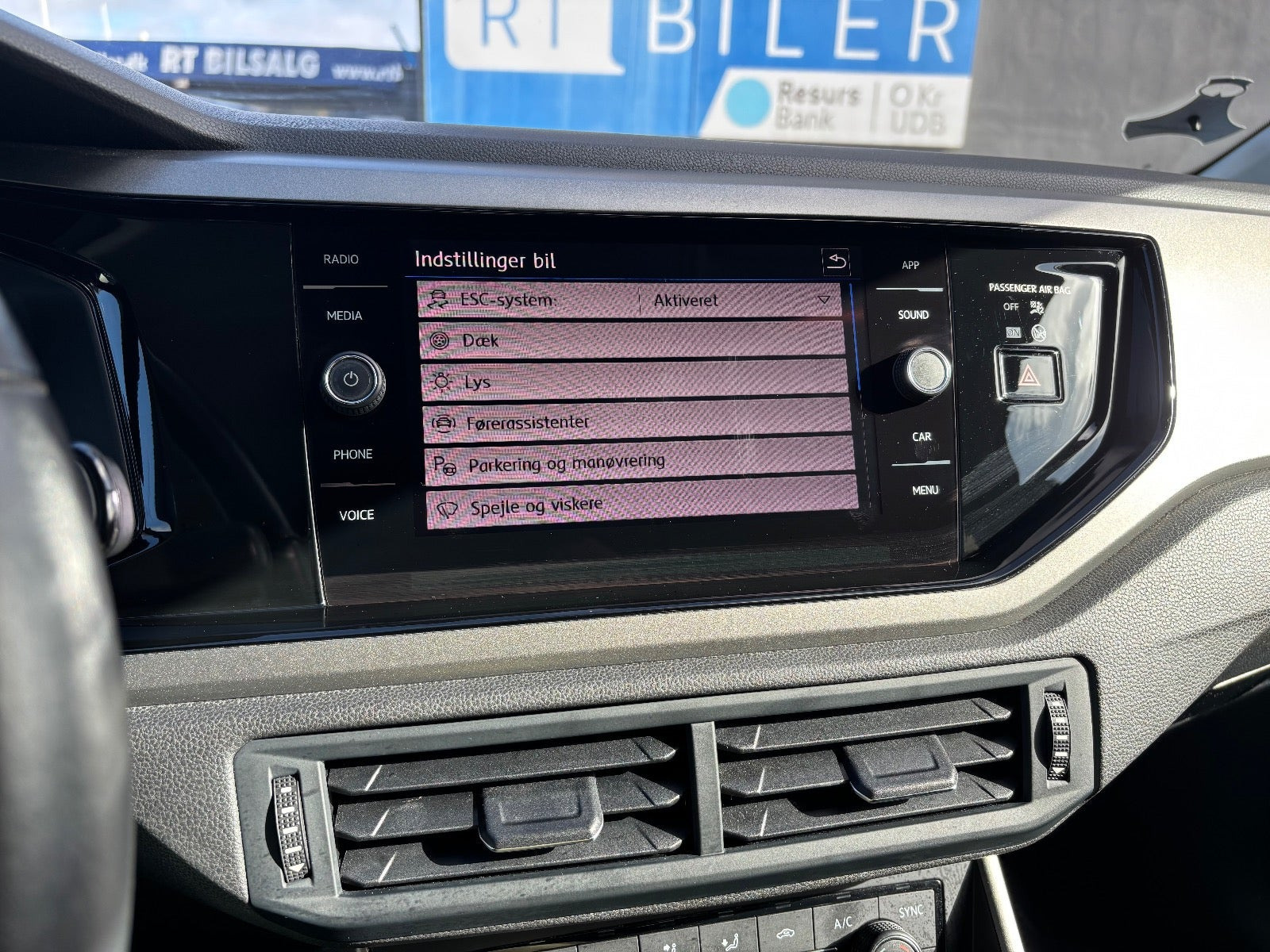 Hvid VW Polo fra 2018