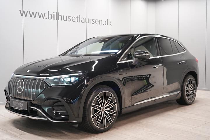 Sort Mercedes EQE350 SUV fra 2023