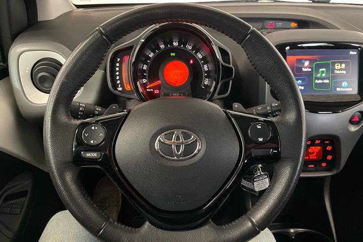Hvid Toyota Aygo fra 2019