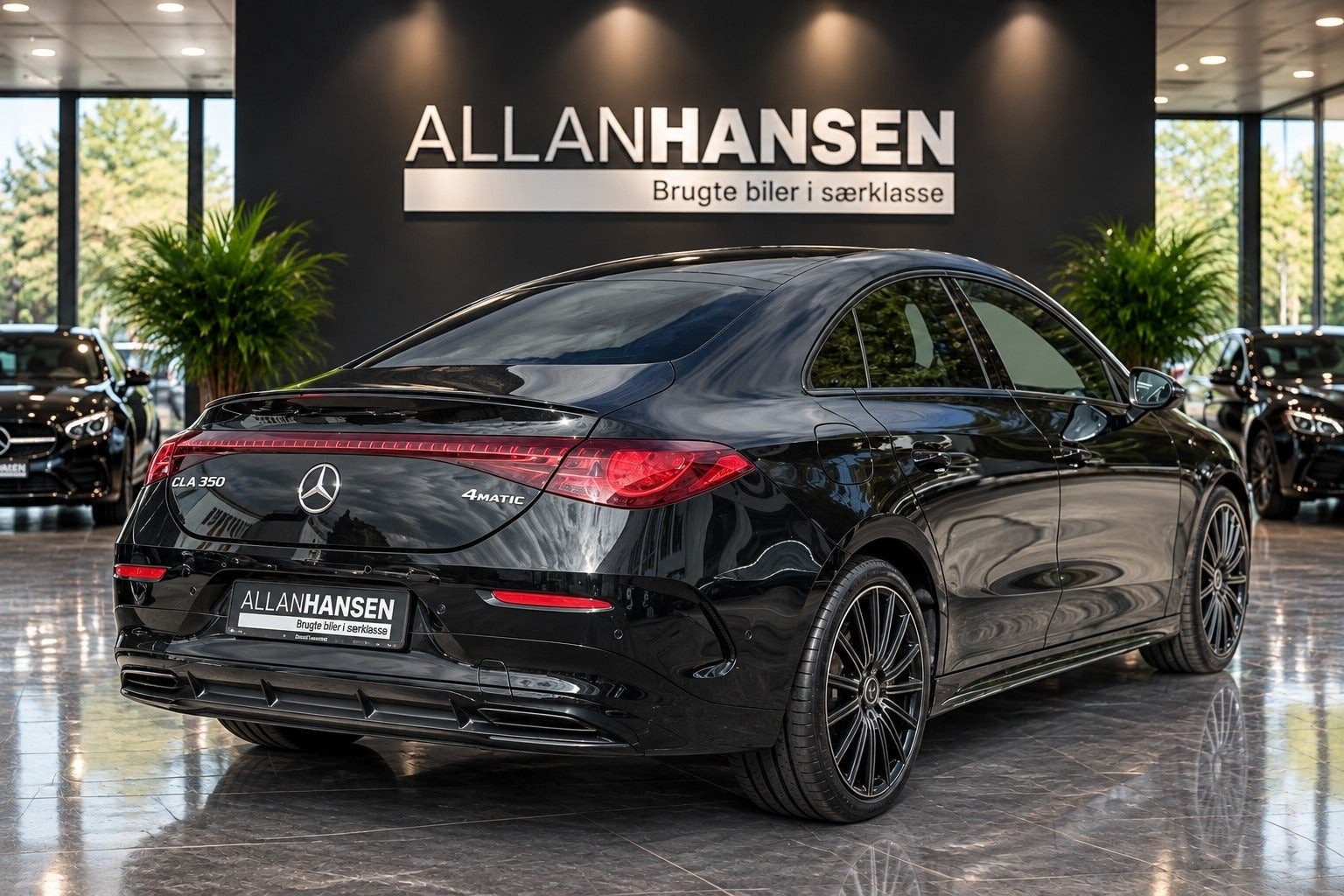 Sort Mercedes CLA350 fra 2026