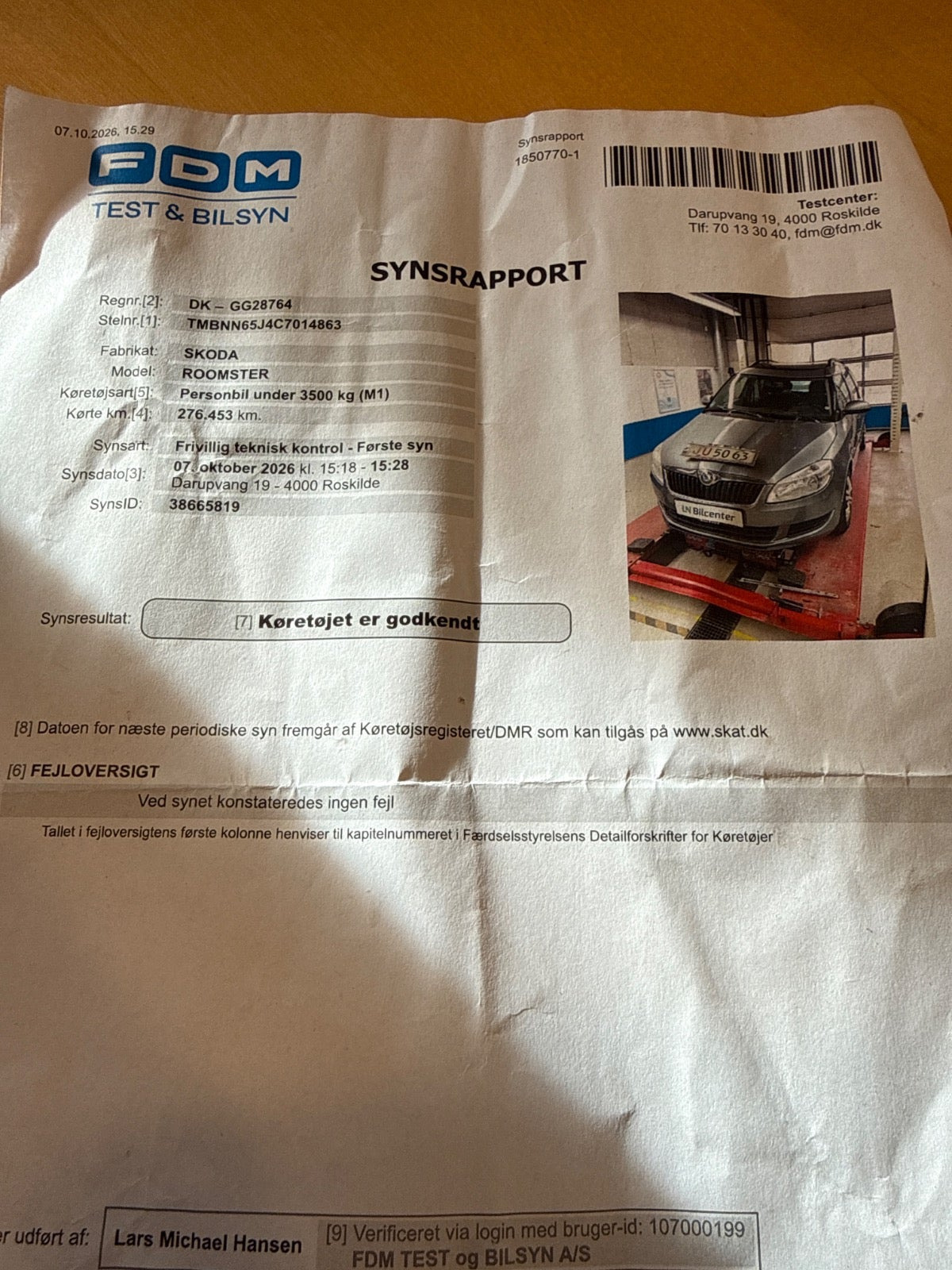 undefined Skoda Roomster fra 2011