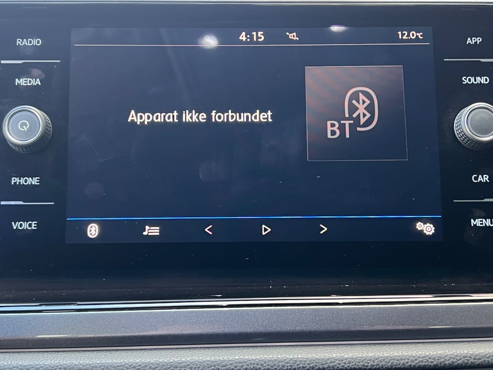 Beige VW Polo fra 2019