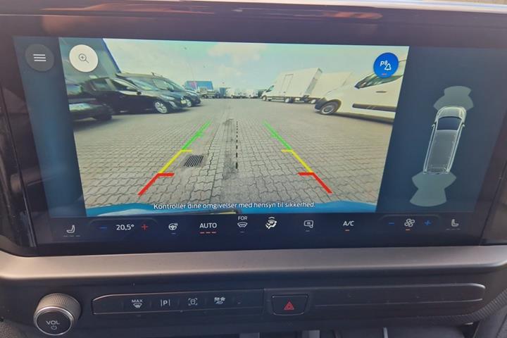 Blå Ford E-Transit Custom 320 L2 fra 2025