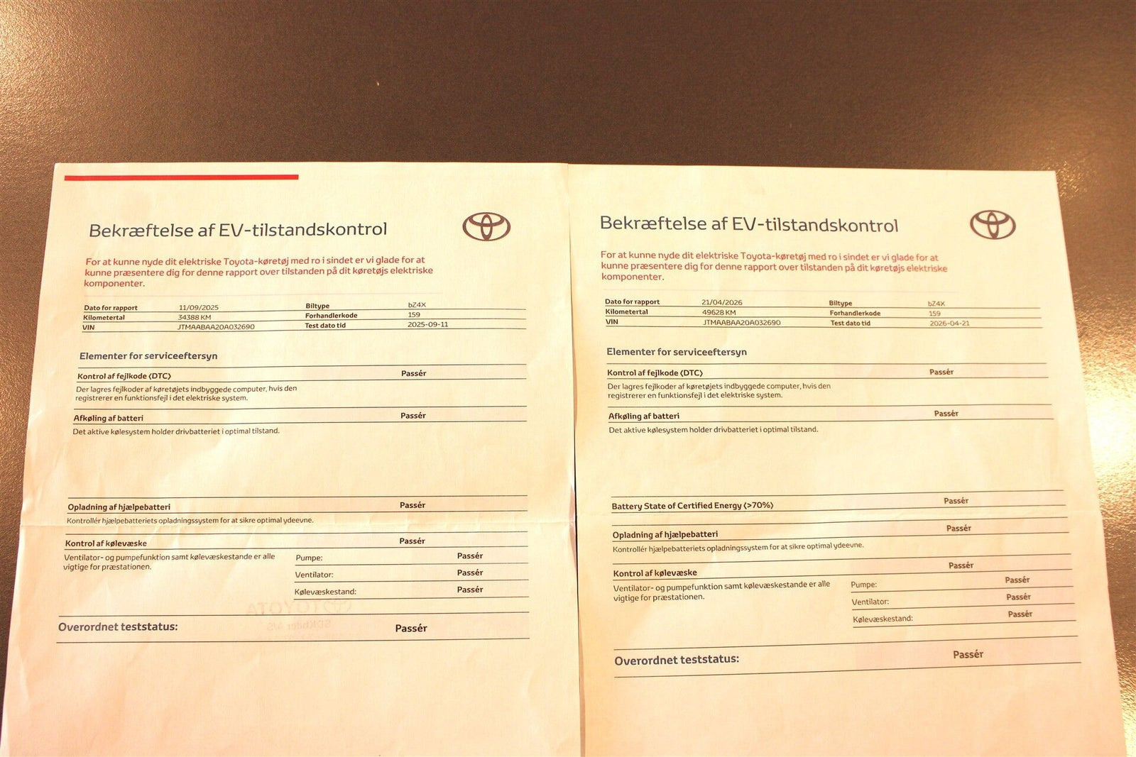 Hvid Toyota BZ4X fra 2023