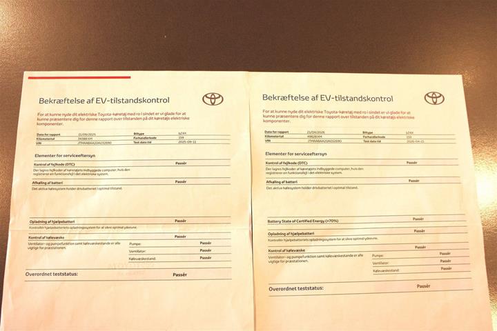 Hvid Toyota BZ4X fra 2023