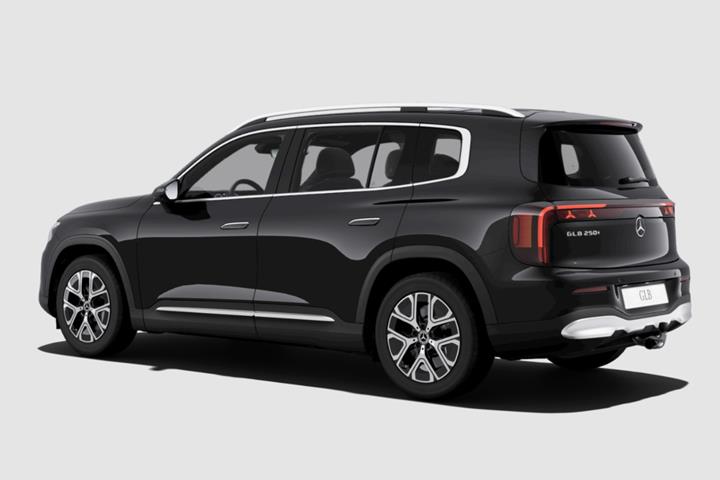 Sort Mercedes GLB250+ fra 2026