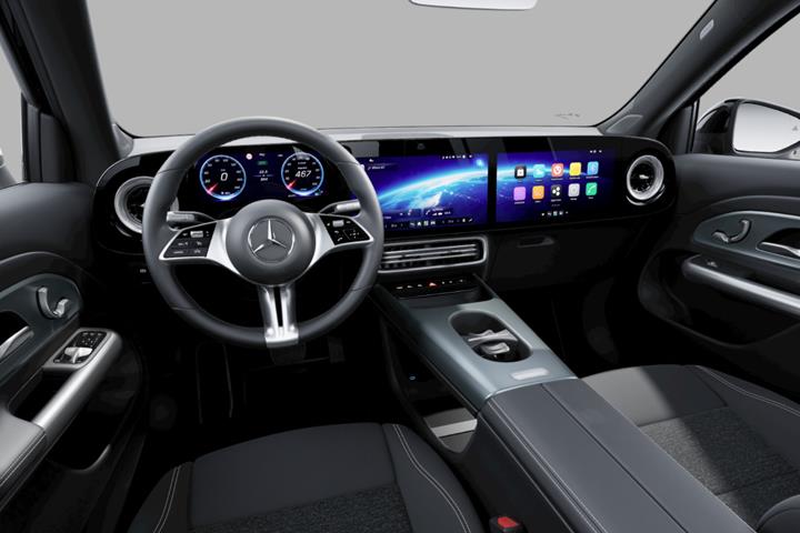 Sort Mercedes GLB250+ fra 2026