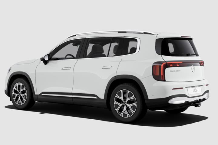 Hvid Mercedes GLB250+ fra 2026