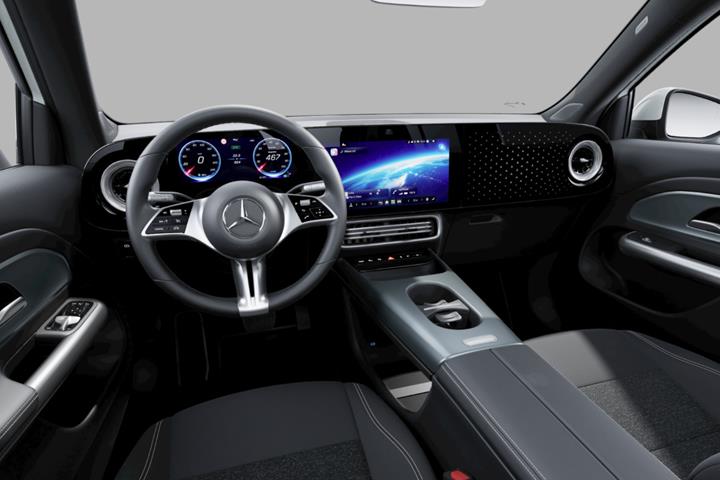 Hvid Mercedes GLB250+ fra 2026