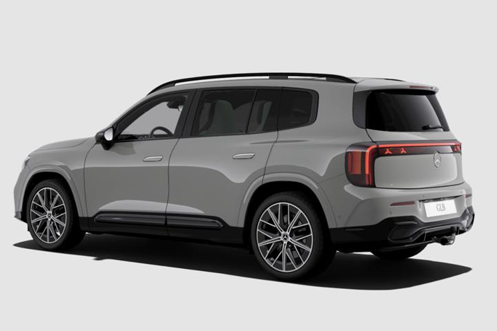 Grå Mercedes GLB250+ fra 2026